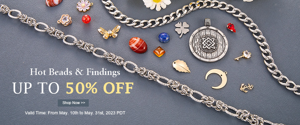 Hot Beads & Findings UP TO 50% OFF