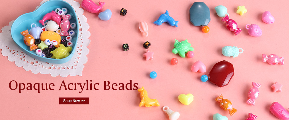 Opaque Acrylic Beads