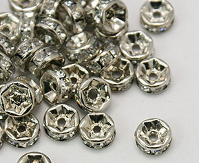 Rhinestone Spacer Beads