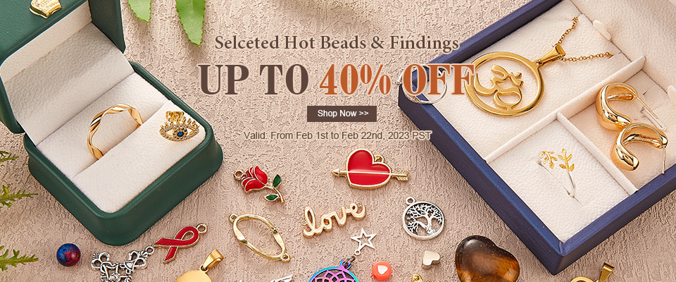 Selected Hot Beads & Findings  UP TO 40% OFF