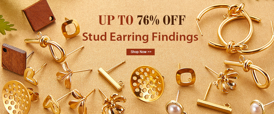 Stud Earring Findings UP TO 76% OFF