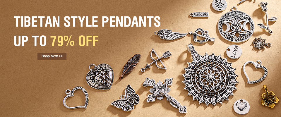 Up to 79% Off for Tibetan Style Pendants