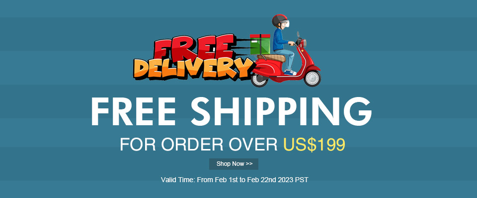 Free Shipping for Order Over $199