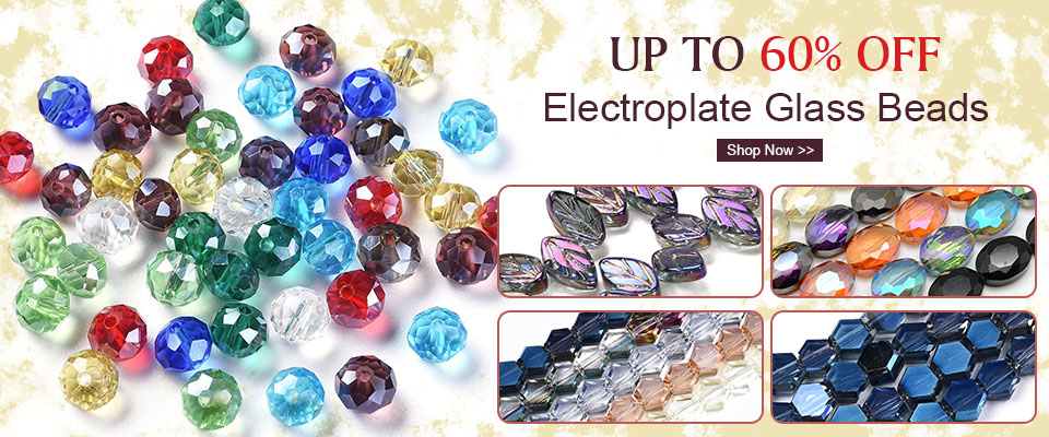 Electroplate Glass Beads