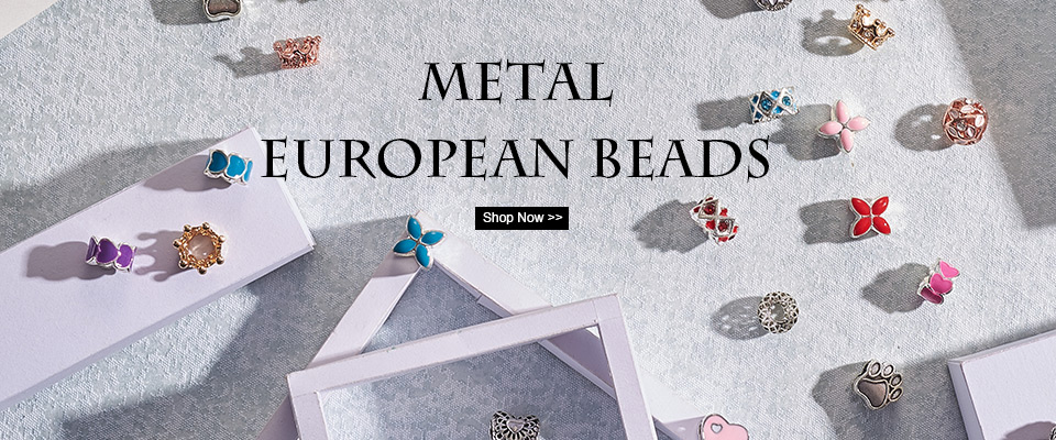 Metal European Beads