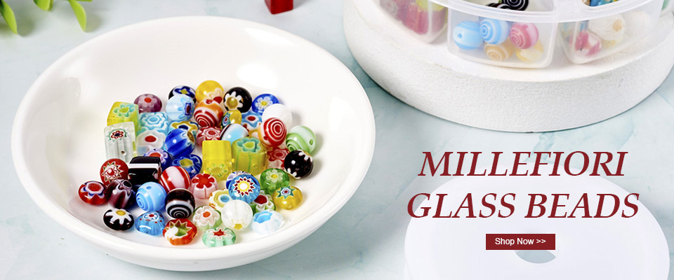 Millefiori Glass Beads